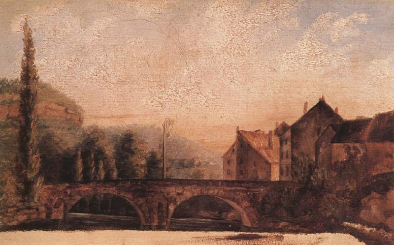 Gustave Courbet Bridge oil painting image